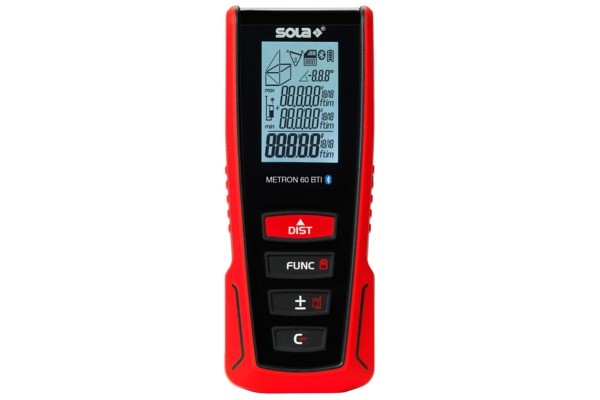 pic_prd_di_metron_60_bti_front_display_ga Lazerinis atstumų matuoklis SOLA METRON 60BT